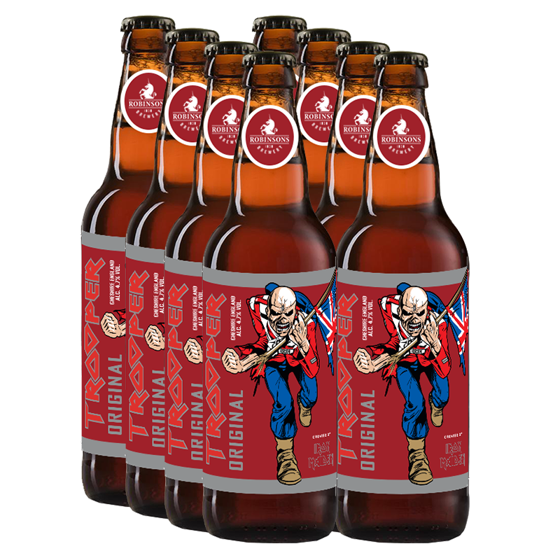 Iron Maiden Trooper Golden Ale 4.7% 500ml - 8 Pack