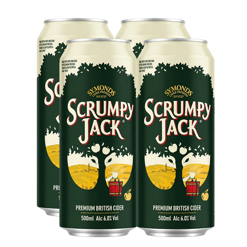 Scrumpy Jack Premium British Cider 500ml - 4 Pack