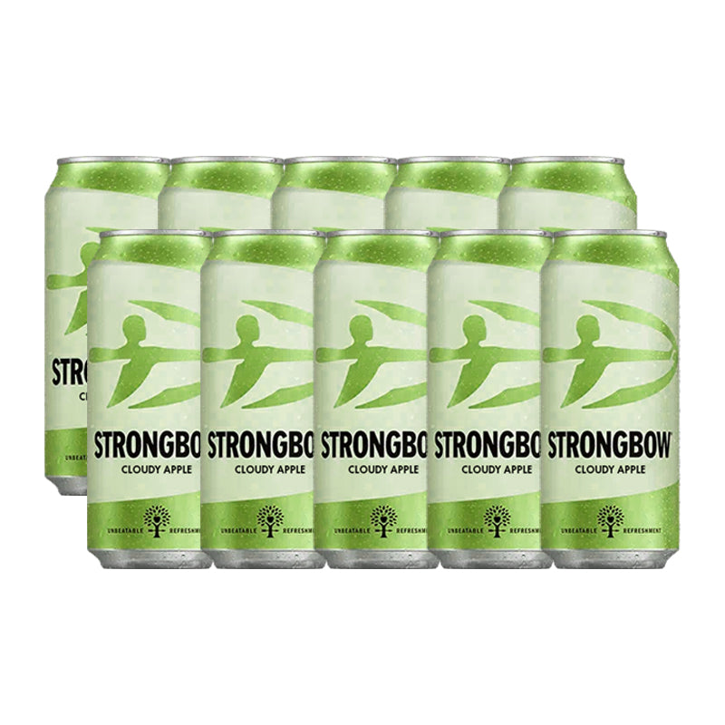 Strongbow Cloudy Apple Cider Can 440ml - 10 Pack