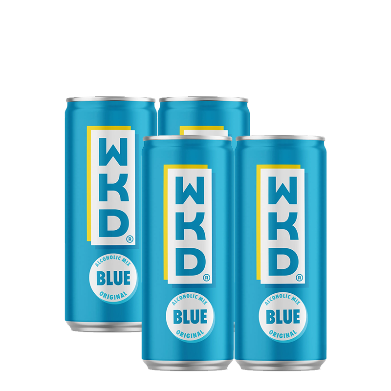 WKD Blue Cans Multipack 250ml - 4 Pack