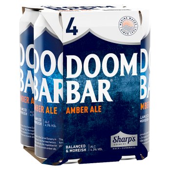 Sharp's Doom Bar Amber Ale Can 500ml - 4 Pack