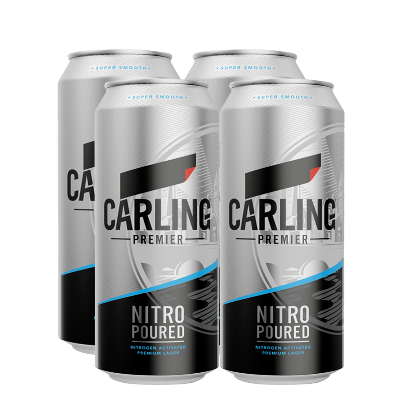 Carling Premier Lager 440ml - 4 Pack