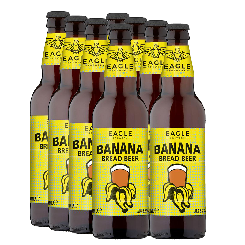 Eagle Brewery Banana Bread Fruit Beer 5.2% 500ml - 8 Pack