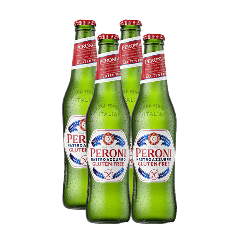 Peroni Nastro Azzurro Gluten Free 330ml - 4 Pack