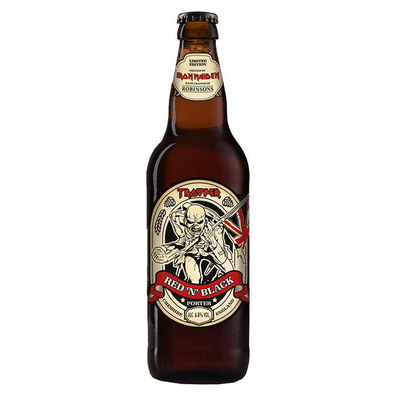 Robinsons Iron Maiden Trooper Red N Black 6.8% 500ml