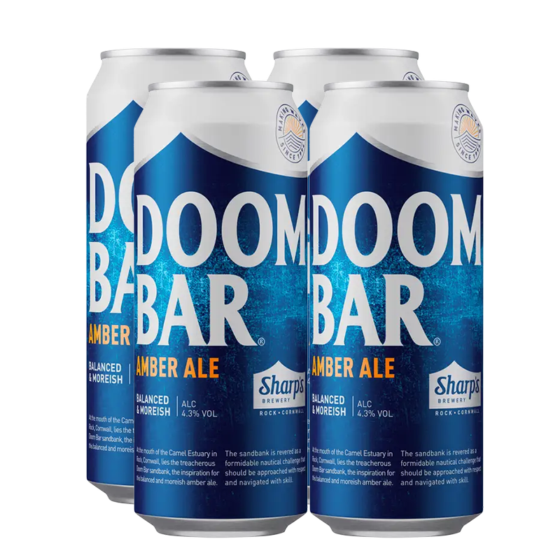 Sharp's Doom Bar Amber Ale Can 500ml - 4 Pack