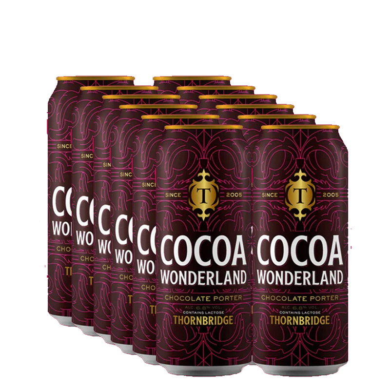 Thornbridge Cocoa Wonderland Chocolate Porter 6.8% 440ml Can x 12 units