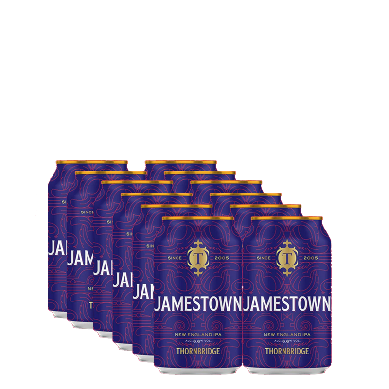 Thornbridge Jamestown New England IPA 5.9% 330ml Can x 12 units