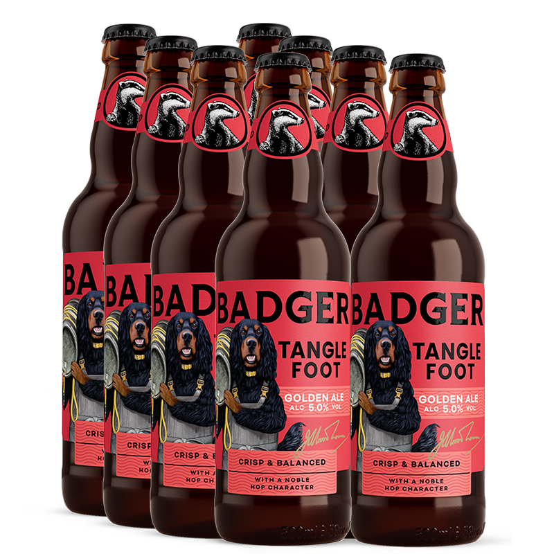 Badger Tanglefoot Golden Ale 500ml - 8 Pack