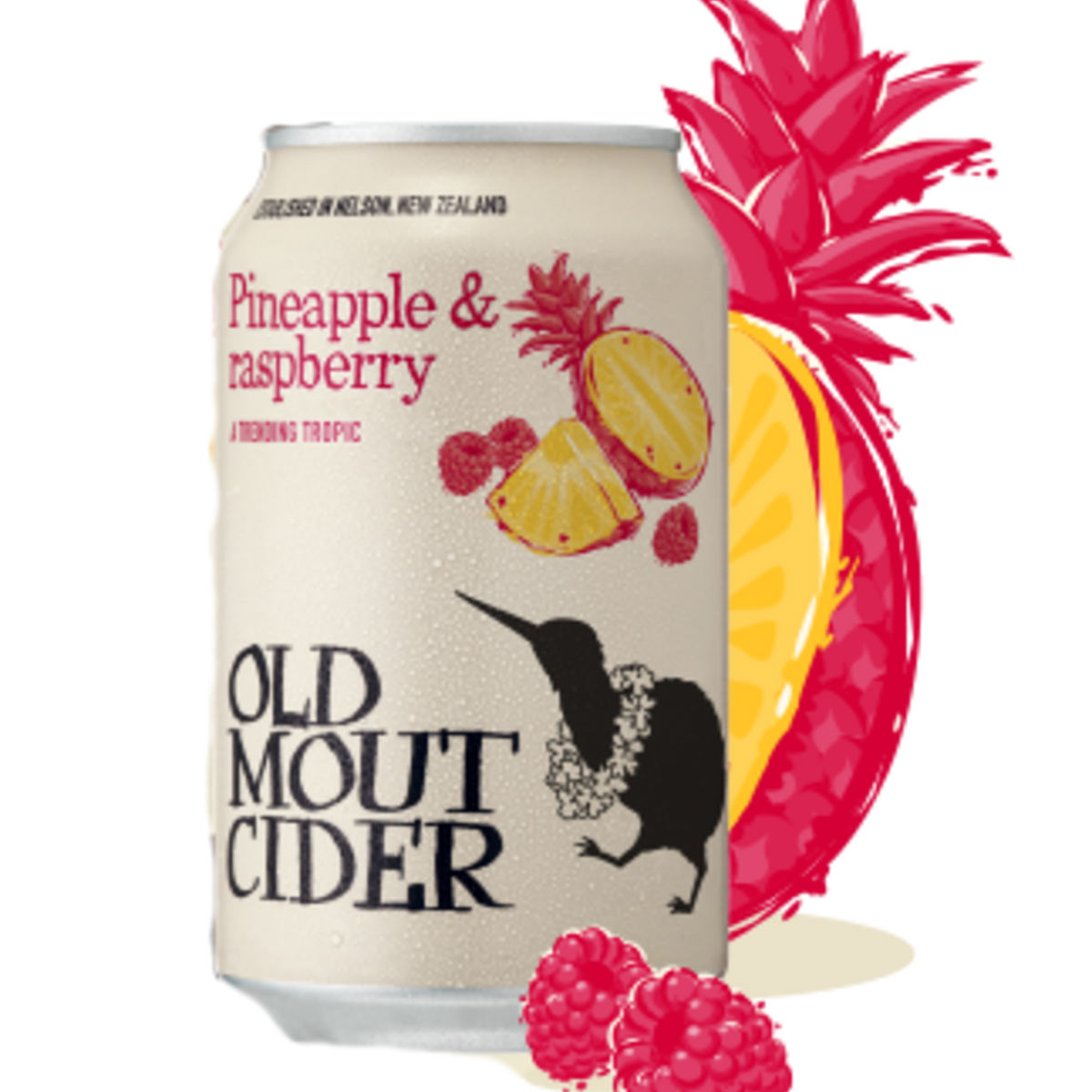 Old Mout Pineapple & Raspberry Cider 4.0% 330ml – Union Jack's Alcohol