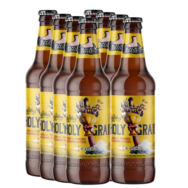 Black Sheep Monty Python Holy Grail Golden Ale 500ml - 8 Pack