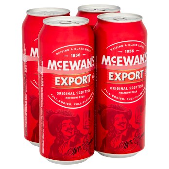 McEwan's Export Original Scottish Premium Beer 500ml - 4 Pack