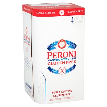 (BBE: 30/11/23) Peroni Nastro Azzurro Gluten Free 4 x 330ml