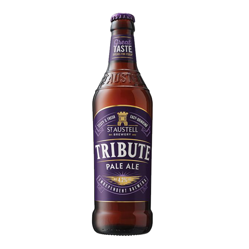 (BBE 31/01/2024) St Austell Tribute Pale Ale 4.2% 500ml - 12 Pack