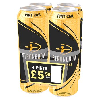 Strongbow Original Cide 568ml - 4 Pack