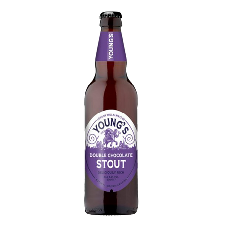 (BBE 31/03/2024) Marstons Youngs Double Chocolate Stout 5.2% 500ml - 8 Pack